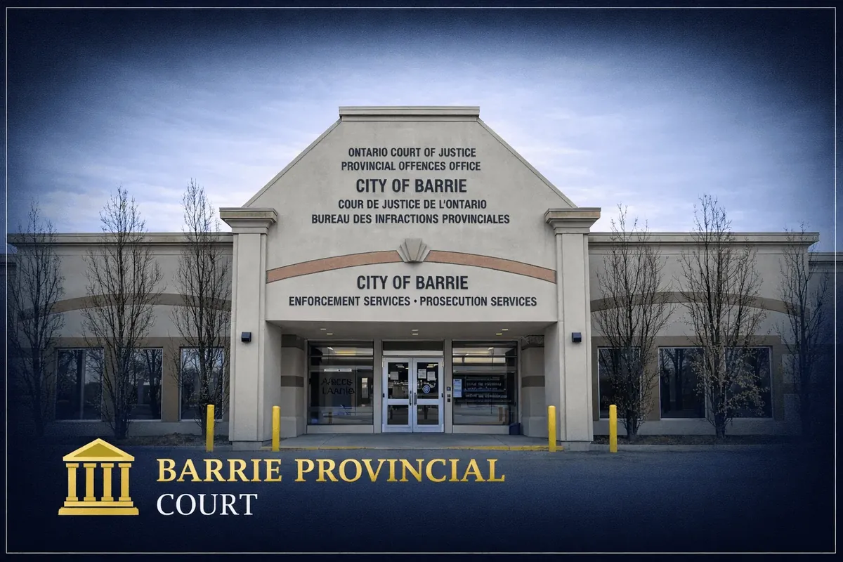 Barrie provincial offences court